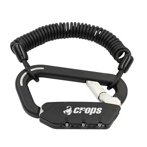 crops(クロップス) ELK(エルク) ワイヤー 鍵/ロック サイクル/自転車 ブラック SPD03-SC01-01