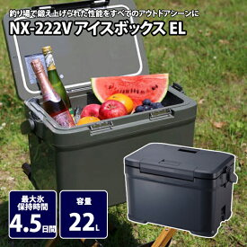シマノ(SHIMANO) NX-222V アイスボックス EL 22L 01 チャコール 81804