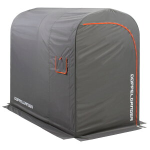 ドッペルギャンガー(DOPPELGANGER) バイクガレージ 2150 スリム GY(グレー×オレンジ ) DCC539-GY