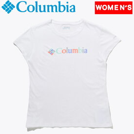 Columbia(コロンビア) W's コロンビア トレック ショートスリーブ グラフィック Tシャツ ウィメンズ L 100(White×Kaleidoscope) AR0746