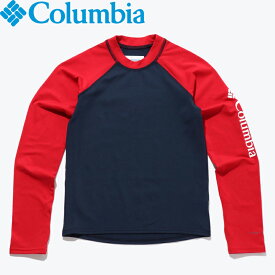 Columbia(コロンビア) 【24春夏】Youth サンディ ショアーズ ロングスリーブ サンガード ユース M 465(Collegiate Navy×Mo) AY0017