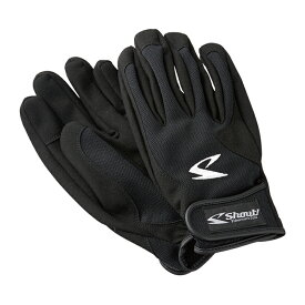 【スーパーSALE店内最大52％OFF】 シャウト(Shout!) ショート メッシュグローブ L ブラック 725SG