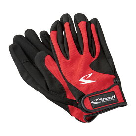 【スーパーSALE店内最大52％OFF】 シャウト(Shout!) ショート メッシュグローブ 3L レッド 727SG