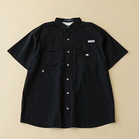 Columbia(コロンビア) ボーンヘッド アイコン シャツ メンズ XL 012(Black×USA Fish Flag FM0314