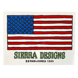 �y5/23-27�̓G���g���[�őS�i5�{�z SIERRA DESIGNS(�V�G���f�U�C���Y) POP THE STAR & STRIPES STICKER ONE SIZE SDST10