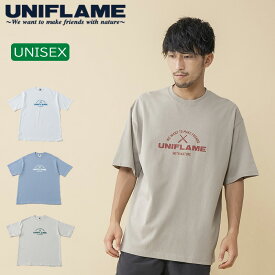 ユニフレーム(UNIFLAME) 【ユニフレーム×ナチュラム】9.1オンス マグナムウェイト STプリント Tシャツ M アシッドカーキ URNT-13