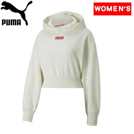 PUMA(プーマ) Women's PUMA X COCA COLA クロップドフーディー ウィメンズ M IVORY GLOW 536166
