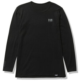 HELLY HANSEN(ヘリーハンセン) リファ メリノ ロングスリーブ Tシャツ S ブラック(K) HE32263