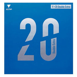 VICTAS(ヴィクタス) V)20ダブルエキストラ 卓球ラバー ハイエナジーテンション裏ソフト 1.8 (0040)レッド YTT-200080