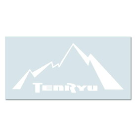テンリュウ(天龍) TENRYU マウンテンロゴ カッティングシート M ホワイト