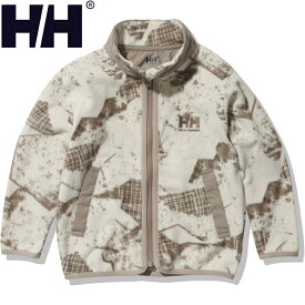 HELLY HANSEN(ヘリーハンセン) Kid's ノルディック カモプリント フリース フルジップ キッズ 140cm ウェットサンド(WS) HJ52254