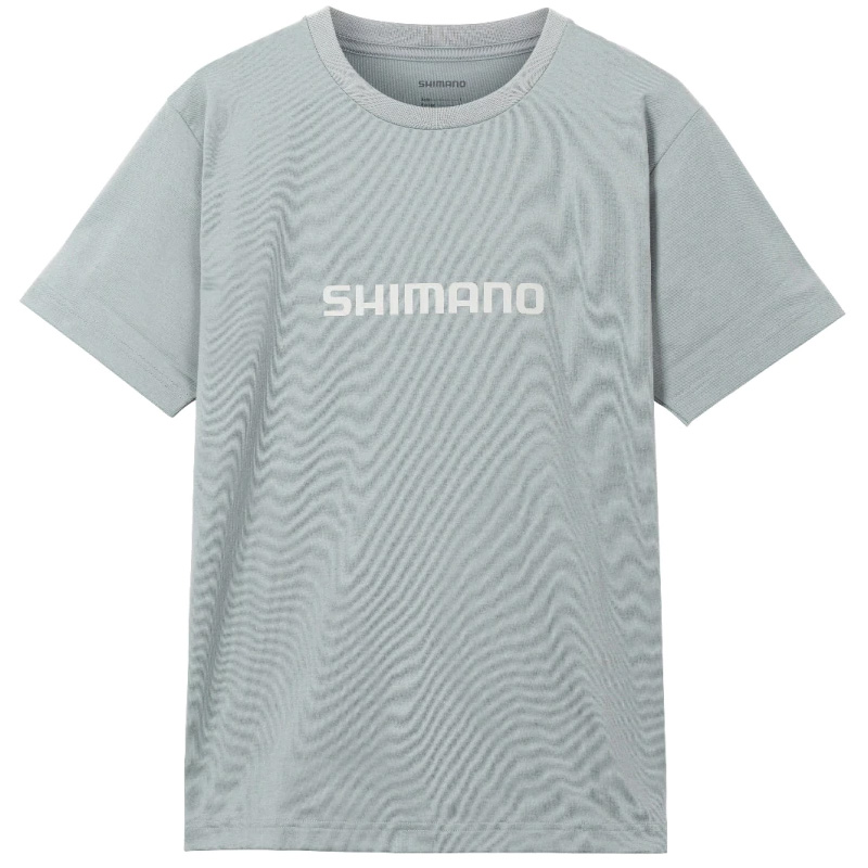 シマノ(SHIMANO) SH-021W ドライロゴTシャツショートスリーブ L グレー 845849