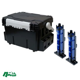 【店内ポイント最大+28倍】 メイホウ(MEIHO) 明邦 バケットマウス BM-7000+ロッドスタンド BM-250 Light(お得な3点セット) クリアブルー×ブラック