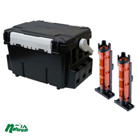 【店内ポイント最大+28倍】 メイホウ(MEIHO) 明邦 バケットマウス BM-7000+ロッドスタンド BM-250 Light(お得な3点セット) クリアオレンジ×ブラック