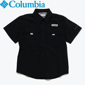 Columbia(コロンビア) BAHAMA SHORT SLEEVE SHIRT(バハマショートスリーブシャツ)ユース M 012(BLACK) XB7031