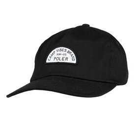 POLeR(ポーラー) VIBES PATCH HAT ONE SIZE BLACK 231ACU7008-BLK