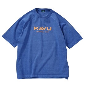 KAVU(カブー) ヘヴィー ウェイト ティー メンズ L ブルー 19821807032007