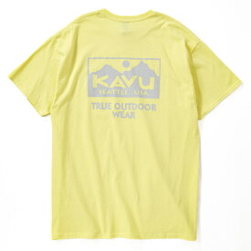 KAVU(カブー) トゥルー ロゴ ティー メンズ L コーンシルク 19821842016007