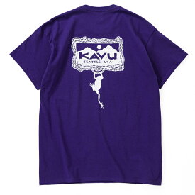 KAVU(カブー) フロッグ Tee M パープル 19821860054005