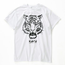 KAVU(カブー) タイガー Tee S ホワイト 19821862010003