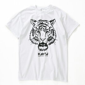 KAVU(カブー) タイガー Tee M ホワイト 19821862010005