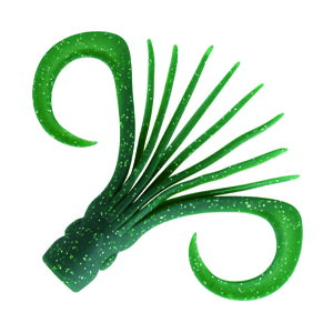 ジャッカル(JACKALL) ビンビンスイッチ マスク M F-0332 グリーンシルバーフレーク