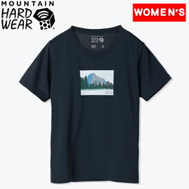 マウンテンハードウェア HARDWEAR LOGO SHORT SLEEVE T(ハードウェアロゴT)ウィメンズ M 425(HARDWEAR NAVY) OR5408