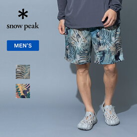スノーピーク(snow peak) Men's PT Breathable Quick Dry Shorts メンズ M Khaki PA-23SU02203KH