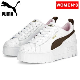 PUMA(プーマ) MAYZE WEDGE PREPPY(メイズ ウェッジ プレッピー)/ウィメンズ スニーカー 24.5cm PUMA WHITE-CH 389866