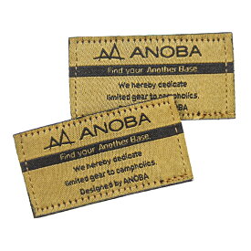 アノバ(ANOBA) オリジナルワッペン 2枚セット コヨーテ AN099