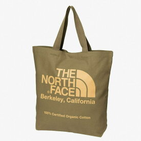 THE NORTH FACE(ザ・ノース・フェイス) 【24春夏】ORGANIC COTTON TOTE(オーガニックコットントート) ONE SIZE ミリタリーオリーブ×ハニーマスタード(MM) NM82385