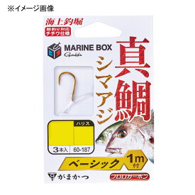 がまかつ(Gamakatsu) 糸付 海上釣堀 マリンボックス 真鯛 ベーシック M 金 60187