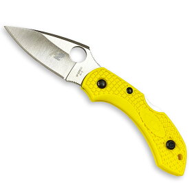 Spyderco(スパイダルコ) ドラゴンフライ2 ソルト 直刃 H2鋼材 サビにくいナイフ YL(イエロー) C28PYL2