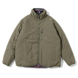 KRIFF MAYER(クリフメイヤー) Men's 柄ボアひっくりキルト JACKET メンズ M 69(KHAKI) 2325101