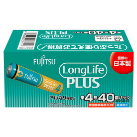 FDK株式会社(エフディーケイ) 富士通アルカリロングライフプラス単4 40個 40パック グリーン LR03LP(40S)