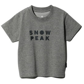 スノーピーク(snow peak) 【24春夏】Kid's SNOWPEAKER T-Shirt CAMPER キッズ 3/125cm M.grey TS-24SK00202MG