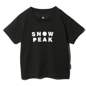 スノーピーク(snow peak) 【24春夏】Kid's SNOWPEAKER T-Shirt CAMPER キッズ 4/140cm Black TS-24SK00203BK