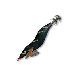 林釣漁具製作所(はやしつりぎょぐせいさくしょ) 餌木猿ツツイカエギ 2.5号 TE-04 黒マツバ