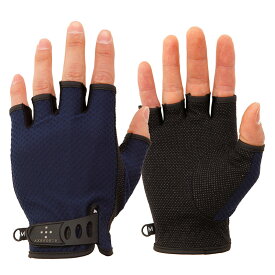 アクシーズクイン(AXESQUIN) 【24春夏】UV Mesh Finger Cut Glove S ネイビー 013067