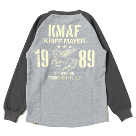 KRIFF MAYER(クリフメイヤー) 【24春夏】Kid's さらっとラグランT キッズ 150 15(GRAY) 2337843K