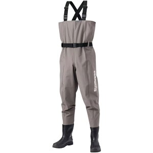 シマノ(SHIMANO) FF-052T ハイパーウェーダー(チェストハイ・カットフェルトソール) SS スモークグレー 667489