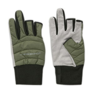 フリーノット(FREE KNOT) ハヤブサ フリーノット FOURON(フォーオン) インシュレーショングローブ 3本カット 全2サイズ