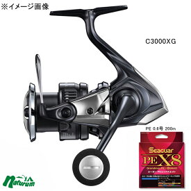 シマノ(SHIMANO) 25 ツインパワー XD C3000XG+シーガーPE X8 200m(お得な2点セット) 47892 全4サイズ