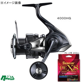 シマノ(SHIMANO) 25 ツインパワー XD 4000HG+シーガーPE X8 200m(お得な2点セット) 47915 全2サイズ
