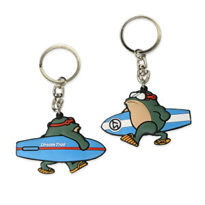 STREAM TRAIL(�X�g���[���g���C��) ST DAVE KEYCHAIN SURFBOARD(ST �f�C�u �L�[�`�F�[�� �T�[�t�{�[�h) BLUE gfc-st-0445