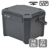【最大3,000円OFFクーポン10/1～3】 JEJアステージ COREFLUXクーラーボックスVIP 26L 26L スレートグレー…