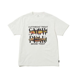 �X�m�[�s�[�N(snow peak) Famous Trout Dry T-Shirt �S3�F �S3�T�C�Y