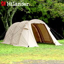 Hilander(ハイランダー) エアートンネル MIINY ポリコットン 4～6人用 テント トンネル型【1年保証】 HCA0282