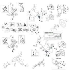 シマノ(SHIMANO/サイクル) EFCRS200C04C クランク 50/34T 170mm 8S チェーンガード付 21912003