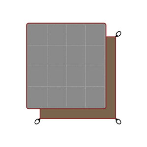 Xm[s[N(snow peak) Alpha Breeze Mat Sheet Set At@u[Y }bgV[gZbg SET-480-US